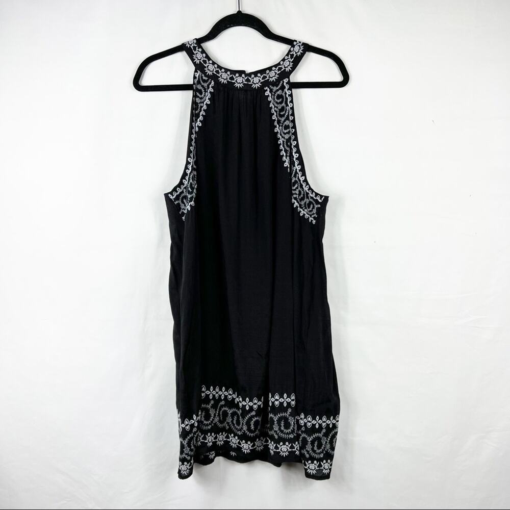MARKET & SPRUCE Tianna Embroidered Halter Dress NWT in Large